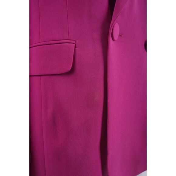 Marina Rinaldi Womens Double Breasted Blazer Caraibi Jacket Sz 14 Fuchsia Pink - Picture 4 of 10